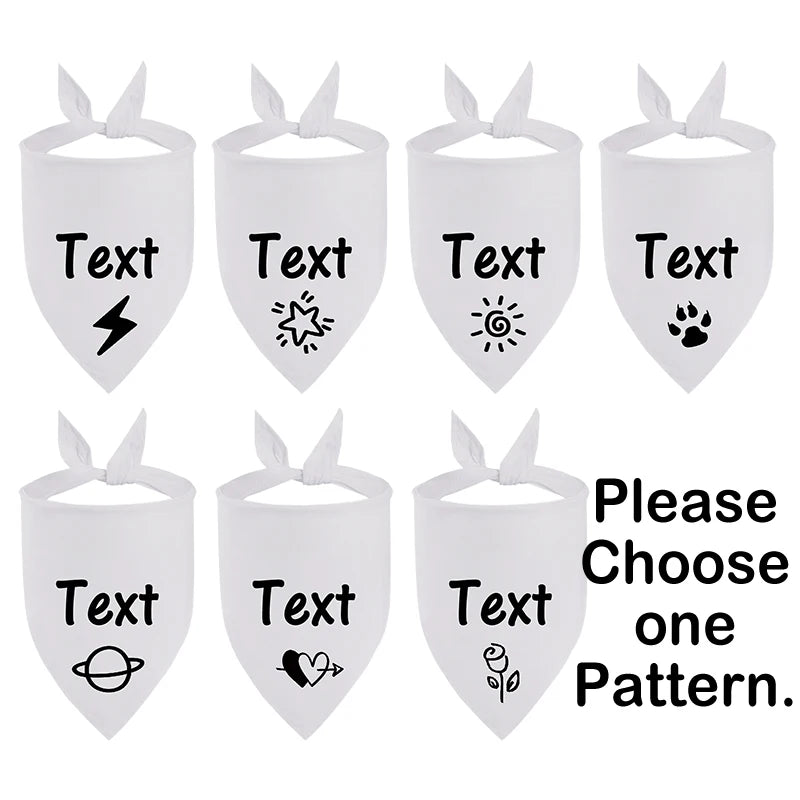 Personalised Pet Name Bandana