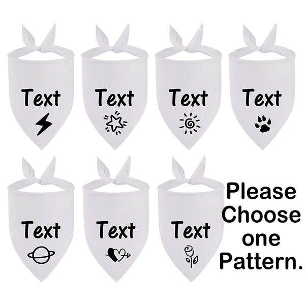 Personalised Pet Name Bandana