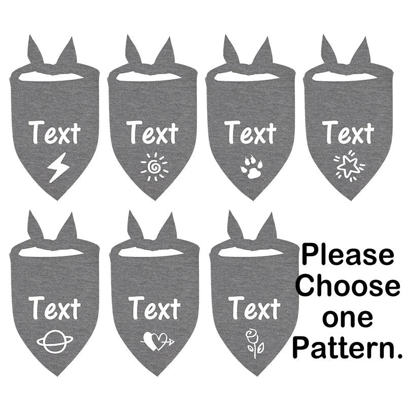Personalised Pet Name Bandana
