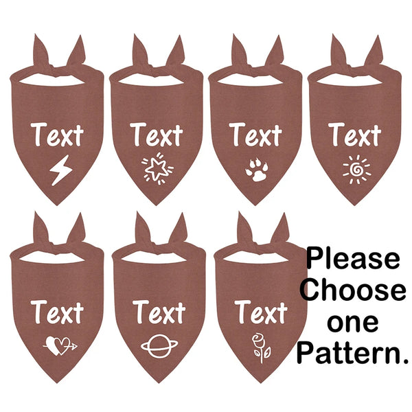 Personalised Pet Name Bandana