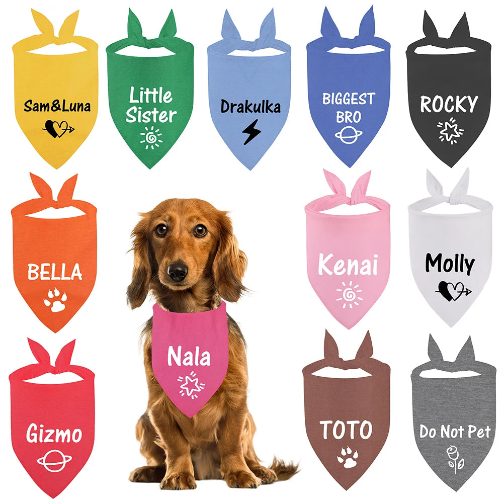 Personalised Pet Name Bandana