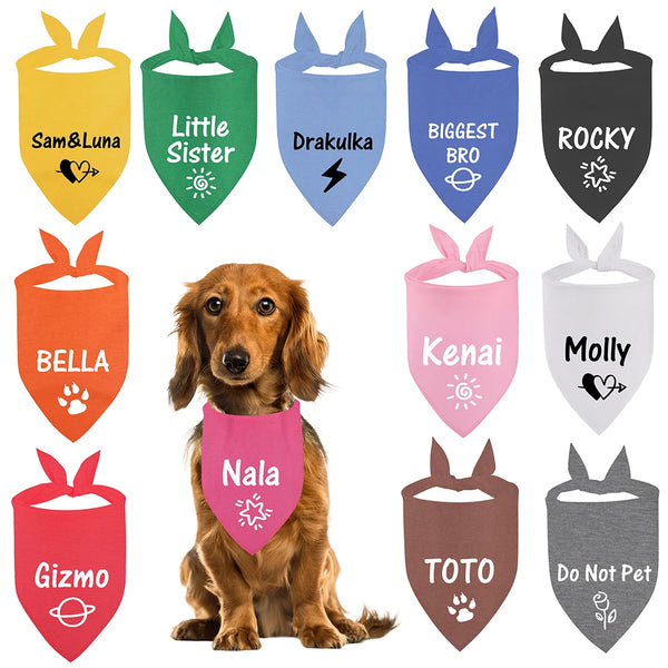Personalised Pet Name Bandana
