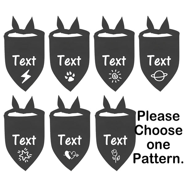Personalised Pet Name Bandana