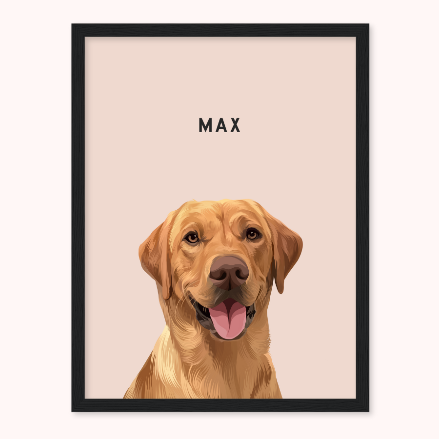 Personalised Solo Pet Portrait