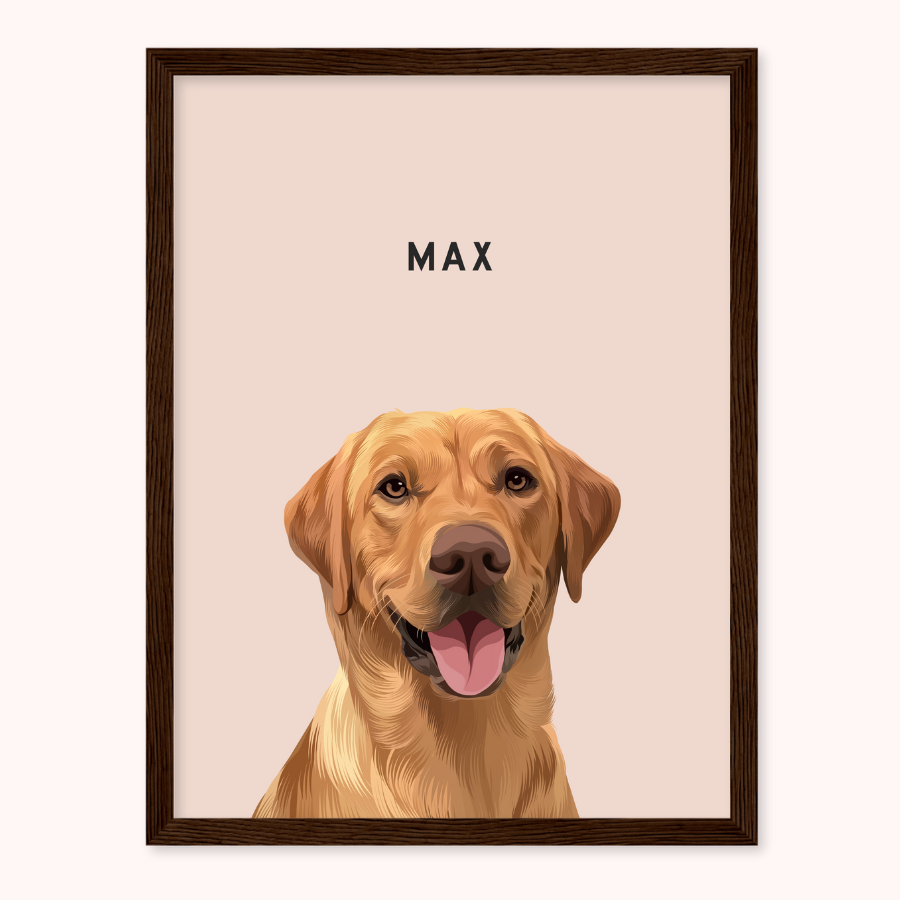 Personalised Solo Pet Portrait