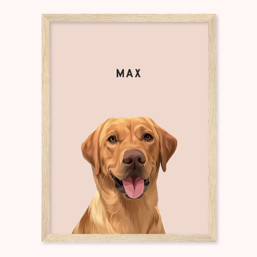 Personalised Solo Pet Portrait