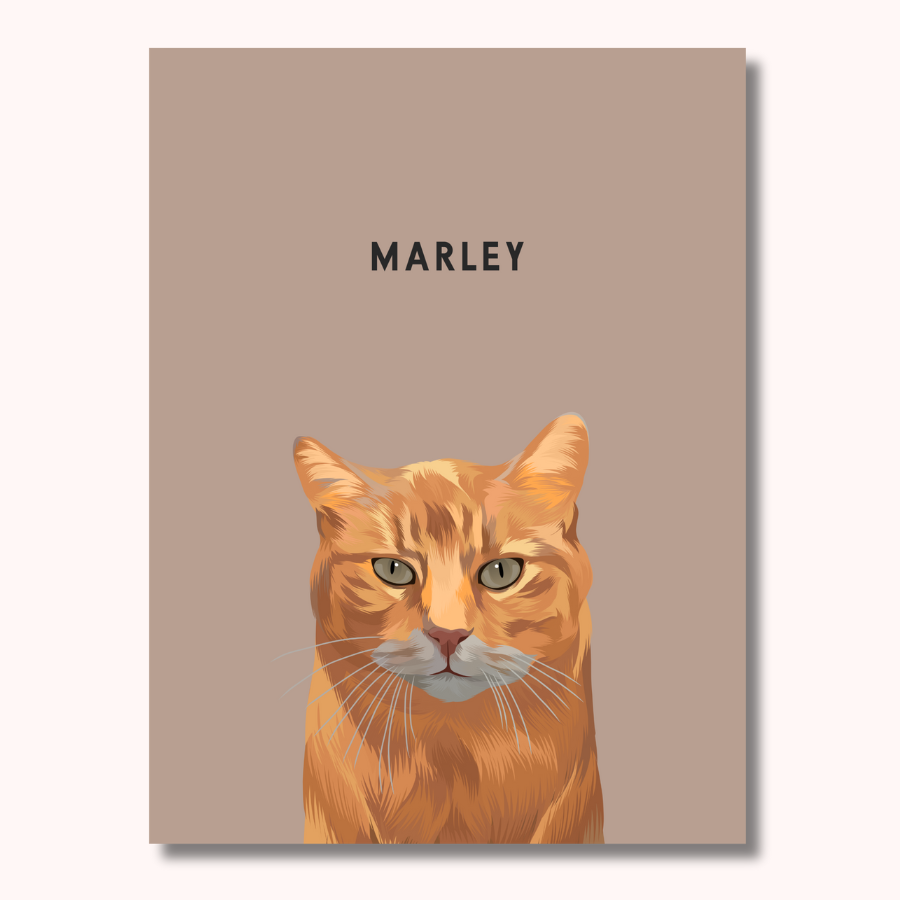 Personalised Solo Pet Portrait