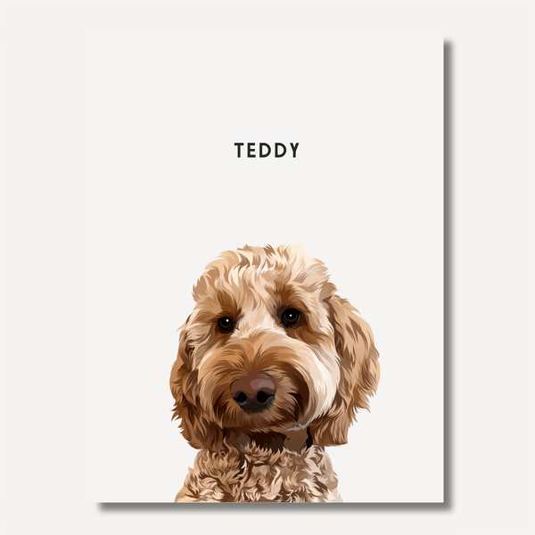 Personalised One Pet Portrait