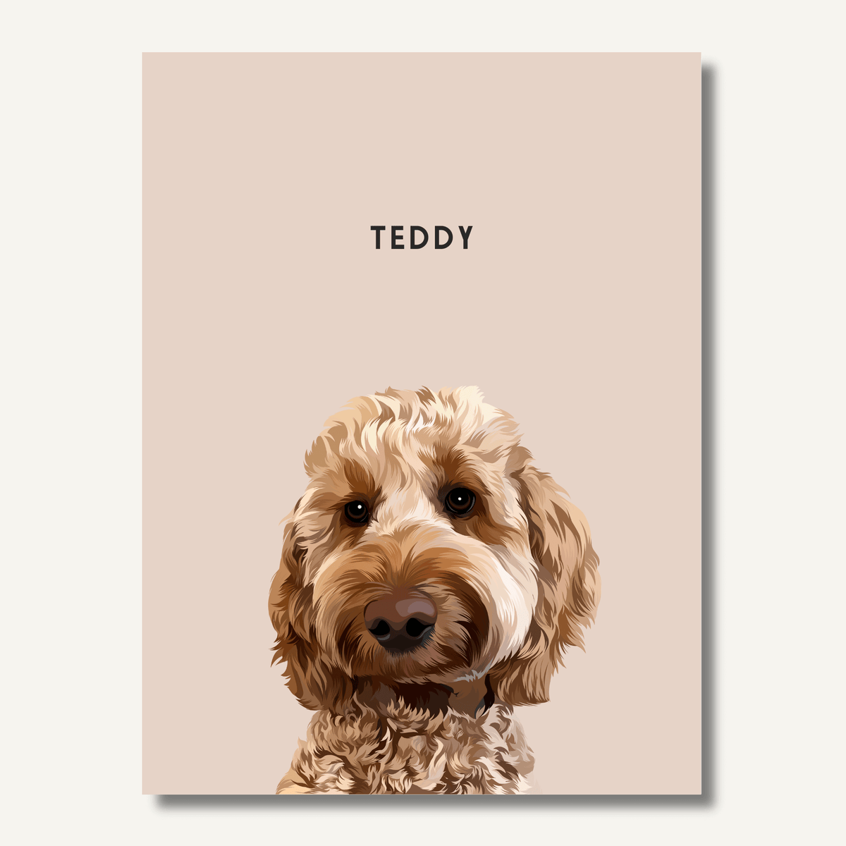 Personalised One Pet Portrait