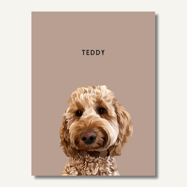 Personalised One Pet Portrait