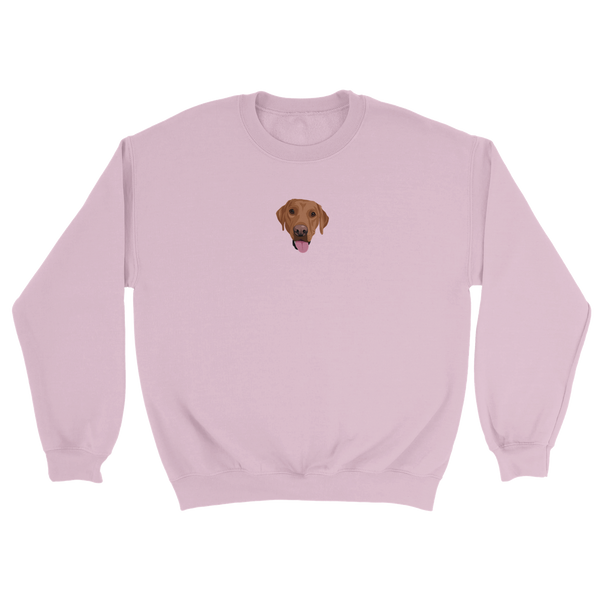 Embroidered Pet Portrait Sweatshirt