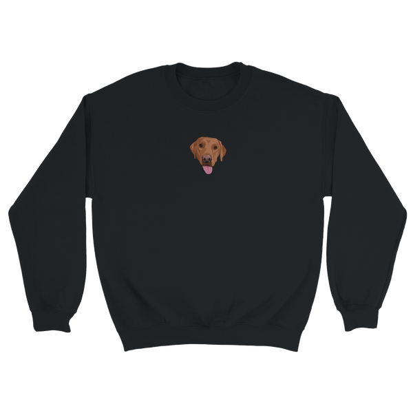 Embroidered Pet Portrait Sweatshirt