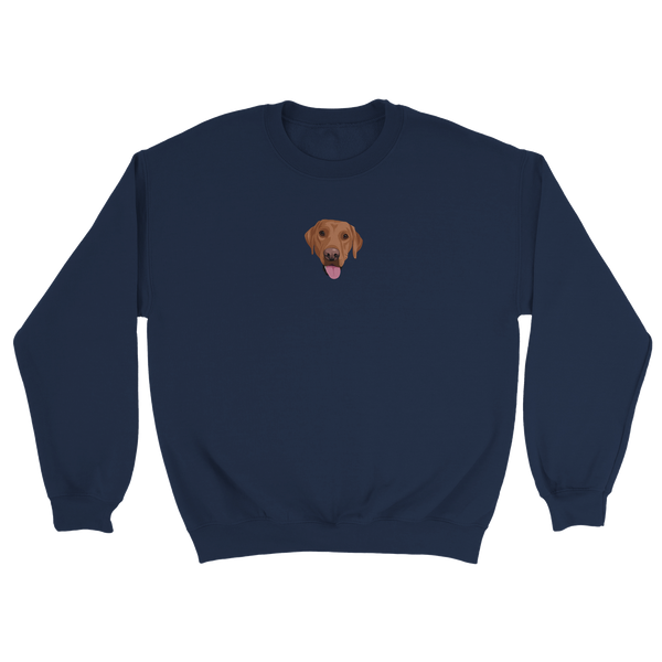 Embroidered Pet Portrait Sweatshirt